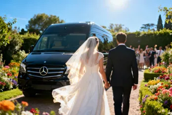 chauffeur van parisien haut de gamme pour mariage